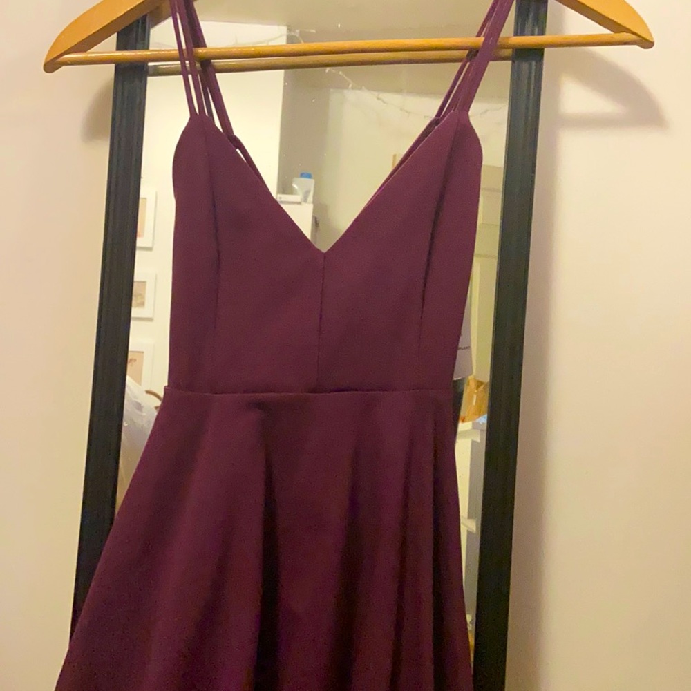Xs maroon Windsor mini dress